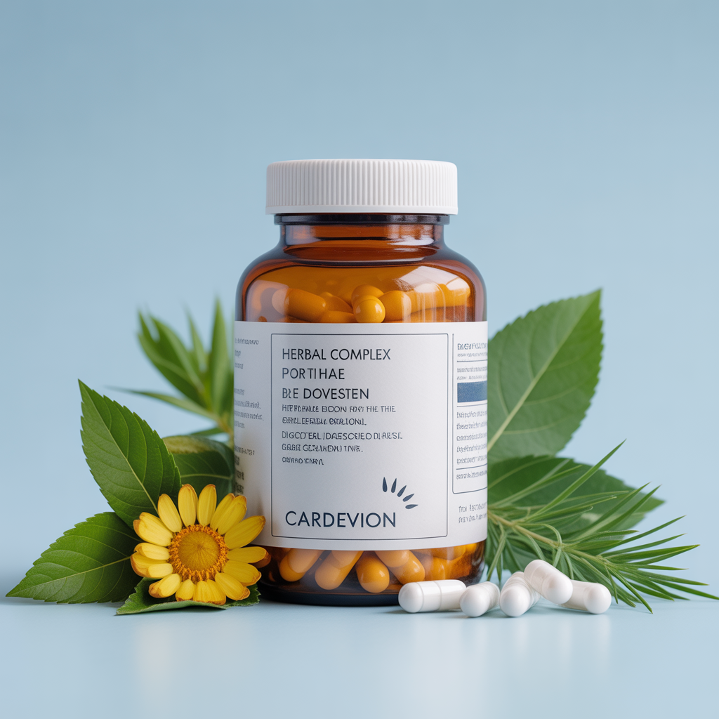 Cardevion herbal supplement packaging
